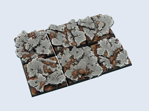 Battle Ruins Bases 40x40mm (2)