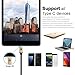USB Type C to USB Type A 3.0 Cable by Qube Gadget- in aluminum casing & fiber-braided - 3.3FT/1M (Gold)