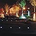 Wotryit LED Solar Power Buried Light Ground Lamp Outdoor Path Light Spot Lamp Yard Garden Lawn Landscape Decking Waterproof (8 LED, Cool White)