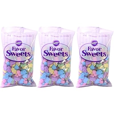Wilton Favor Sweets Baby Feet , 13 Ounce, (Pack of 3)