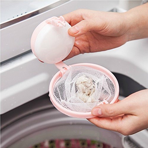Unmengii New Tool Home Hair Catcher Screen Mesh Bag Washing Ball Washing Machine Filter - Thumbnail 5