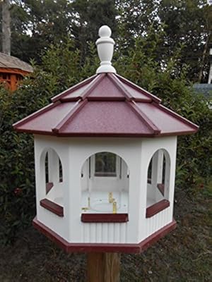 Amazon Com Large Gazebo Vinyl Bird Feeder Amish Homemade