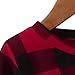 LNGRY Toddler Infant Kids Baby Girls Plaid Print Dress Outfits Clothes Dress (6-12 Months, Red)