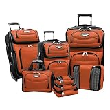 Traveler's Choice 8-Piece Set, Orange