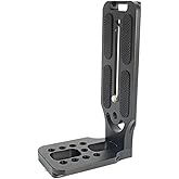 Harwerrel Quick Release L Bracket QR Plate Vertical Shooting Arca Swiss Compatible for Tripod Head Ballhead DSLR Camera with
