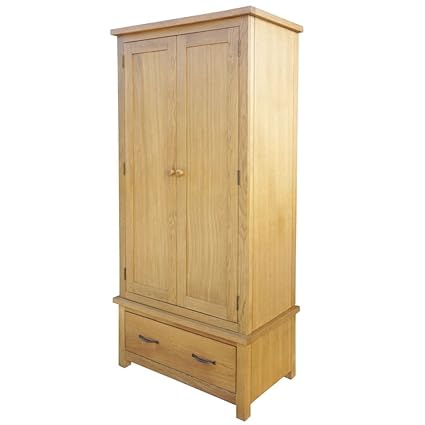 Weilandeal Wardrobe With 1 Drawer 90 X 52 X 72 Cmmateriau Chene