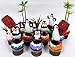 PENGUINS OF MADAGASCAR 12 Piece Birthday CUPCAKE Topper Set, Featuring 6 Random Penguin Figures and Decorative Themed Accessories - Figures Average 2" to 3" Inches Tall
