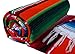 El Paso Designs Mexican Yoga Blanket - 51 x 74 inches - Colorful Studio Mexican Falsa Blanket - Ideal for Yoga, Camping, Picnic, Beach Blanket, Bedding, Home Decor Soft Woven