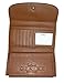 Coach 52715 Pebbled Leather Checkbook Wallet Saddle
