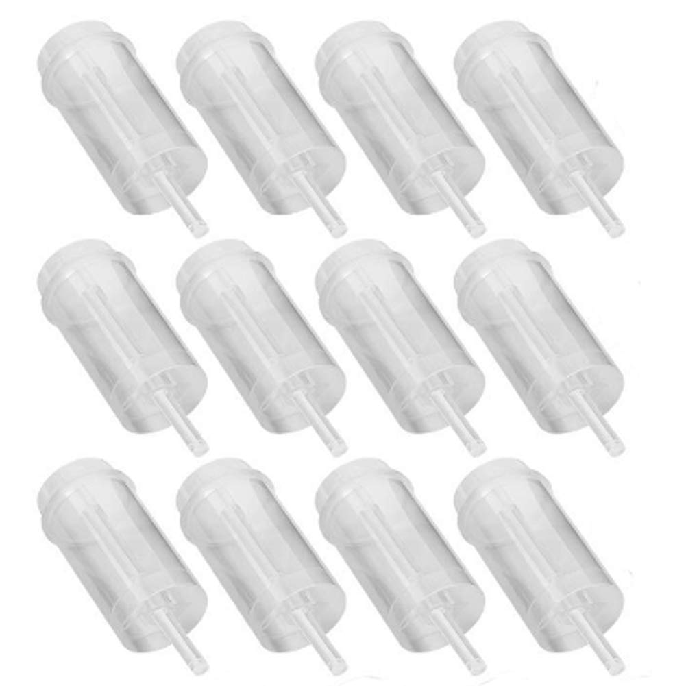 Photo 1 of 12 Pcs Cake Push Pop Containers Clear Plastic Round Shape Push Pops with Lids