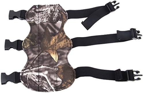 CABELA Archery Arm Guard Bow And Arrow Protective Gears 3 Straps Leather Camouflage for Hunting Shooting