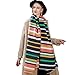 Promini Women's Soft Stripes Long Scarf with Tassels Winter Warm Blanket Large Wrap Shawl 79