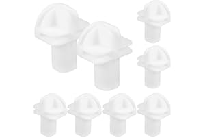 DIKACA 8pcs Modular Closet Connectors Wire Cube Plastic Buckles for DIY Wire Shelving Storage Assembly