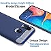 Ferilinso Case for Samsung Galaxy A30/ A20, Flexible Shockproof Protective Case Carbon Fiber Design Cover for Samsung Galaxy A30/ A20 Case (Blue)