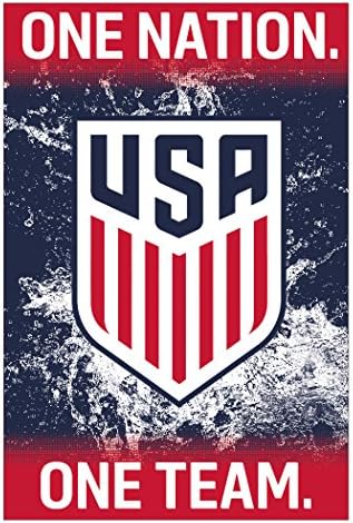 US Men's National Soccer Team Crest Poster 2017