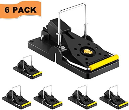 Mouse Trap, Mouse Traps That Work, Humane Power Rodent Kill Snap Traps, Sensitive And Durable Mouse Catcher (6 PACK)
