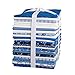 Connecting Threads Print Collection Precut Quilting Fabric Bundle Fat Quarters (Blue & White)