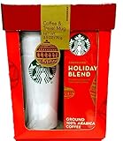 Starbucks Travel Mug and Holiday Blend Coffee Set