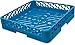 Carlisle FoodService Products Opticlean Flatware Rack Dishwashing Tray for Kitchens and Restaurants, Plastic, 18.25 Inches, Blue