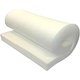 FoamRush 0.5 x 24 x 72 High Density Upholstery Foam Cushion (Seat Replacement, Upholstery Sheet, Foam Padding) Made in USA Fa