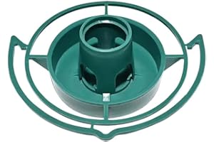 Recycled Bottle Bird Feeder Kit - 25mm Thread Compatible for Plastic Drink Bottles, Green PVC Base for Easy Hanging Outdoor U