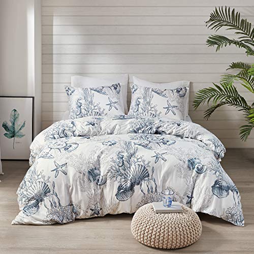 Intelligent Design Reversible 100% Cotton Duvet - Breathable Sateen Comforter Cover, Modern All Season Bedding Set with…