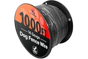 WINDOGZ Dog Fence Wire for Electric Dog Fence System, 1000 ft, 14 Gauge Pro Grade Wire, Covers 1 Acre,Easy to Install, Compatible with reputable Underground Fence Brands, Thick and Durable