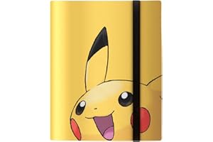 Ultra PRO - 2025 Pikachu 9 Pocket PRO Binder for Pokémon Cards & Standard Size Cards, Holds up to 360 Cards in Ultra PRO 9 Pocket Pages