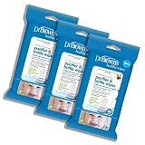 Dr. Brown's Pacifier and Bottle Wipes, 40 Count, 3-Piece