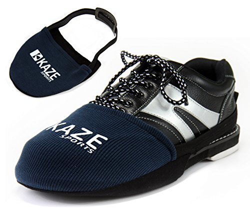 KAZE SPORTS Bowling Shoe Slider, Blue-Black