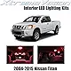 XtremeVision Nissan Titan 2004-2015 (16 Pieces) Green Premium Interior LED Kit Package + Installation Tool