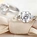 TraveT Women Earrings Fashion Small Women Fine Jewelry Angel Kiss Luxury Crystal Earrings Silver Plated Stud Earrings