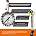Tire Pressure Gauge - Heavy Duty - Reliable and Accurate Air Pressure Gauge for Car, SUV, Motorcycle, RV, ATV and Truck Tires - 60PSI - by FamilyTool Automotive