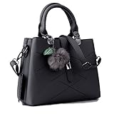 KINGH Women Handbags Women Bags Tote Top Handle bags PU Leather Zipper Closure Bag