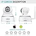 IP Camera, Uokoo 720P WiFi Security Camera Internet Surveillance Camera Built-in Microphone, Pan/Tilt with 2-Way Audio,Baby Video Monitor Nanny Cam, Night Vision Wireless IP Webcam (White-720P)