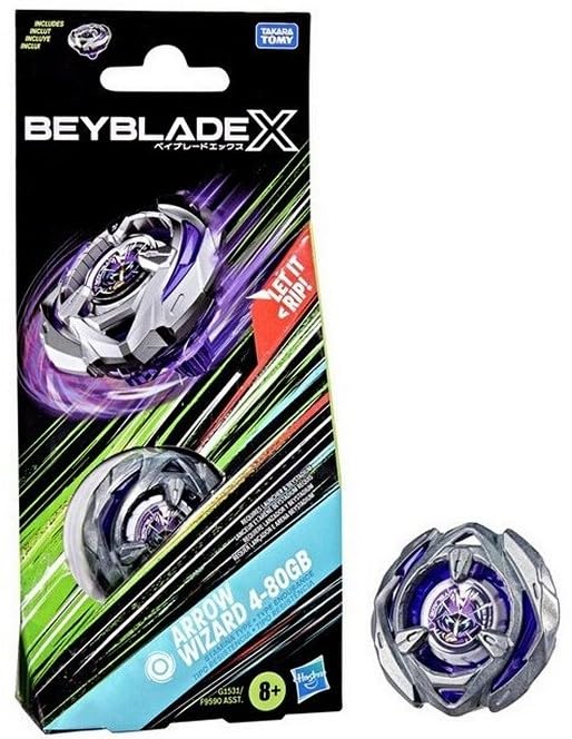 Beyblade X Arrow Wizard 4-80GB Booster Pack Set