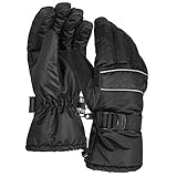 Terra Hiker Water-Resistant Microfiber Winter Ski Gloves 3M Thinsulate Insulation for Men