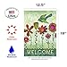 Toland Home Garden 119494 Groovy Blooms Spring Flag 12x18 Inch Double Sided Spring Garden Flag for Outdoor House Flower Flag Yard Decoration