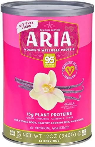 2Pack! Designer Whey Aria Womens Wellness Protein Powder - Vanilla - 12 oz