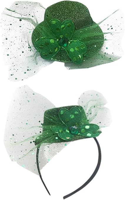 green hat fascinator