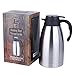 Thermal coffee carafe, coffee dispenser – Coffee thermos with lid - Coffee Carafes Keeping Hot For 12 Hours Plus – Double Walled Vacuum Sealed Coffee Pot - 68 OZ Thermos Flask
