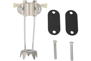 Ice Cane Attachment, 4 Prong Heavy Duty Ice Cane Tip Attachment Walking Mobility Crutches Non-Slip Ice Grip for Walking Stick