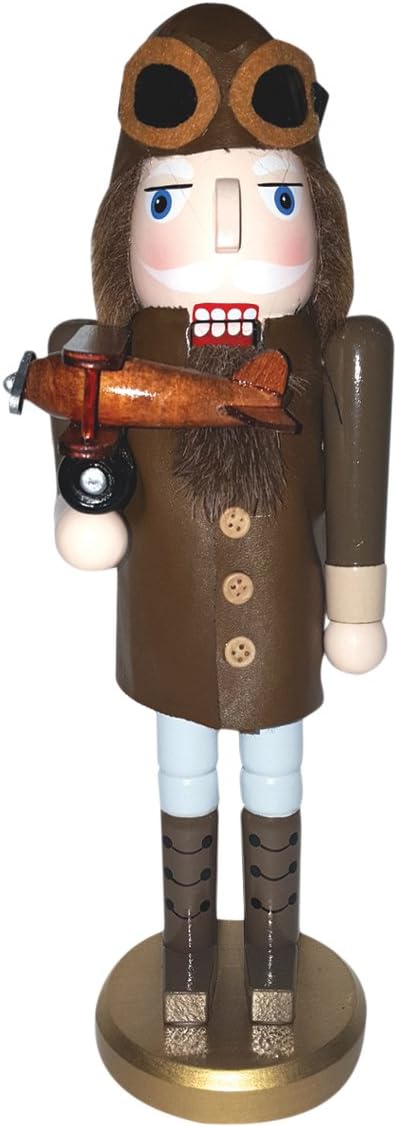 Nutcrackers - Santa's Workshop 70914 Aviator Nutcracker, 14