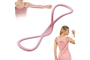 APRYEW Resistance Bands, 2025 New Figure 8 Resistance Bands for Women Men, Exercise Bands with Handles for Working Out, Arm, Back, Fullbody Yoga Pulling Rope, Elastic Stretch Bands
