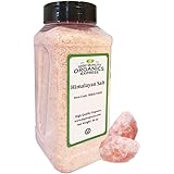 HQOExpress | Organic Pink Himalayan Salt | 46 oz. Chef Jar