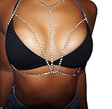 Binmer(TM) Women Nightclub Party Body Chain Jewelry Bikini Waist Gold Belly Beach Harness Slave Necklace