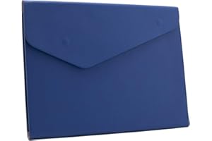 Enyuwlcm PU Leather A4 File Folder Document Holder Waterproof Portfolio Envelope Folder Case with Invisible Magnetic Closure 