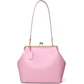 Slouchy Kiss Lock Crossbody Bag Women Hobo Shoulder KissLock Purses Handbag | Kiss-lock Closure,Premium Faux Leather,Comfortable Shoulder Strap,Large Capacity,Perfectly Slouchy,Kiss Lock Crossbody Bag