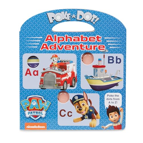 Melissa & Doug PAW Patrol Children's Book - Poke-A-Dot: Alphabet Adventure