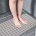 HmiL-U Non Slip Bathtub Mat | 30% Extra Long Bath Mat for tub | Shower Mat |with 200 Suction Cups 16in x 40 in (Clear Grey)